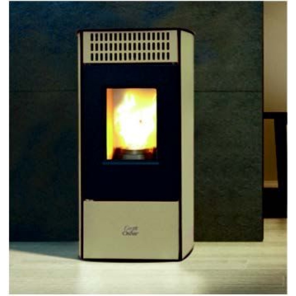 Stufa a Pellet Anselmo Cola Mara 10 4 kW Avorio Climafast